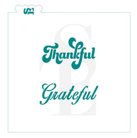 Thankful - Grateful Sentiment Digital Design