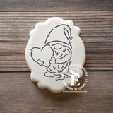 Valentine Gnome with Heart Digital Design*