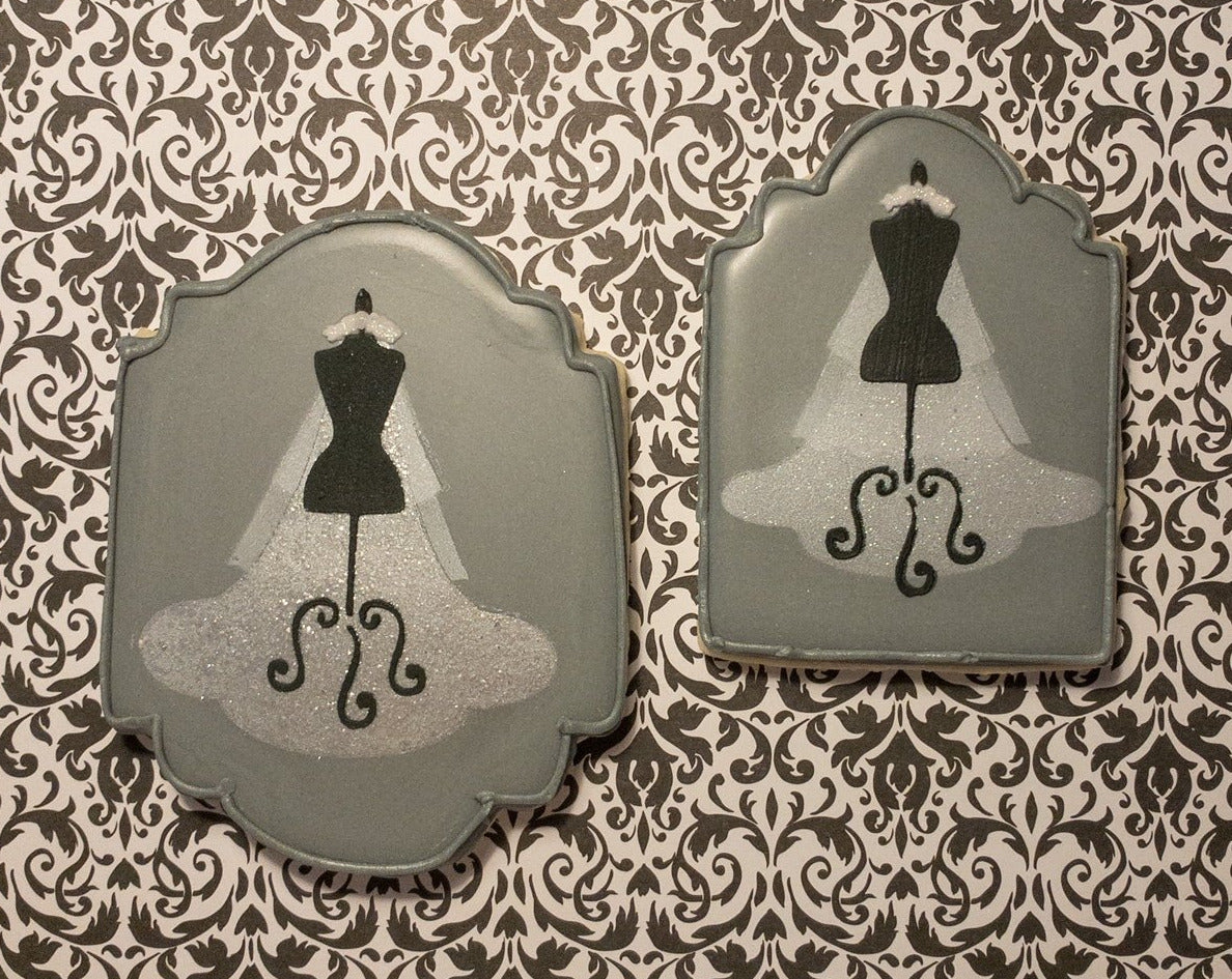 Wedding Veil Dressform Bundle Digital Design cookie stencils