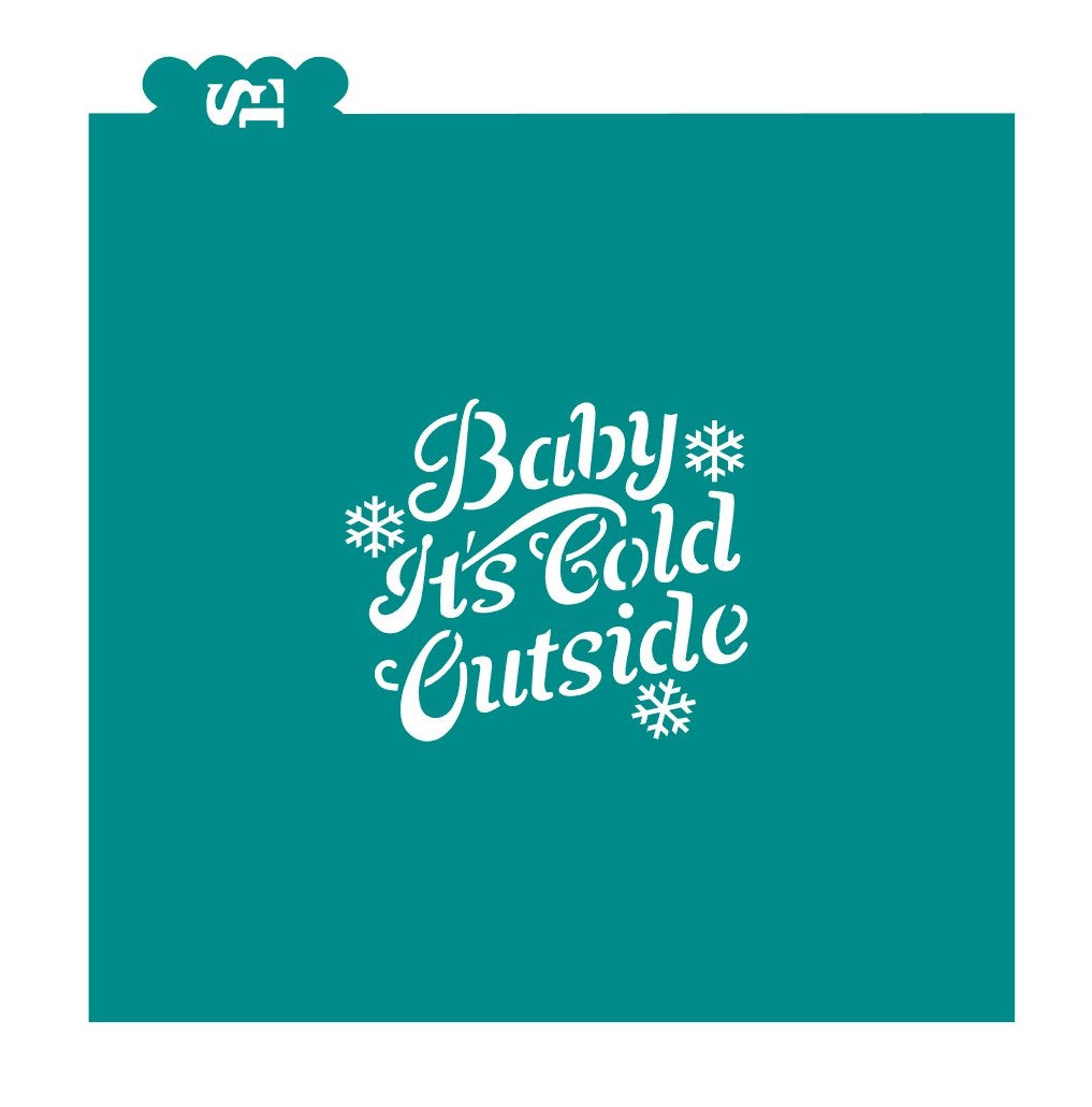Baby It's Cold Outside Sentiment Digital Design