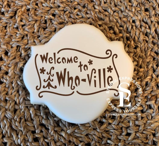 Who-ville Sign Digital Design Download Whoville