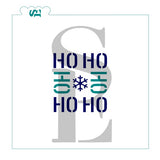 Ho Ho Ho Square Sentiment, Single and Layered Digital Design