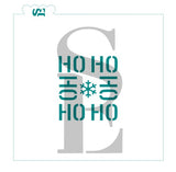 Ho Ho Ho Square Sentiment, Single and Layered Digital Design