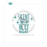 Silent Night Holy Night Sentiment Digital Design