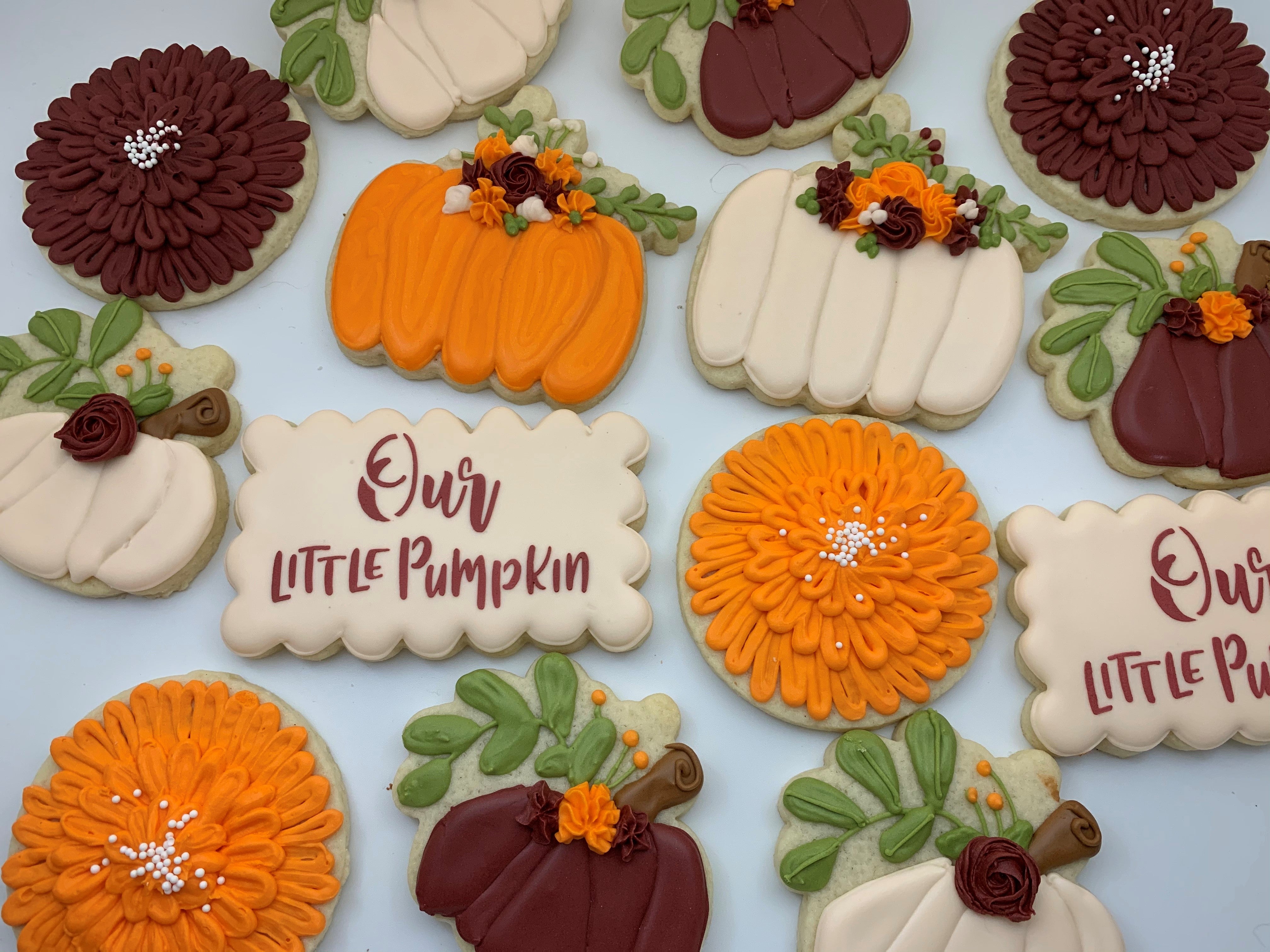 Our Little Pumpkin Digital Design Cookie Stencil Wish Upon a Cookie TX