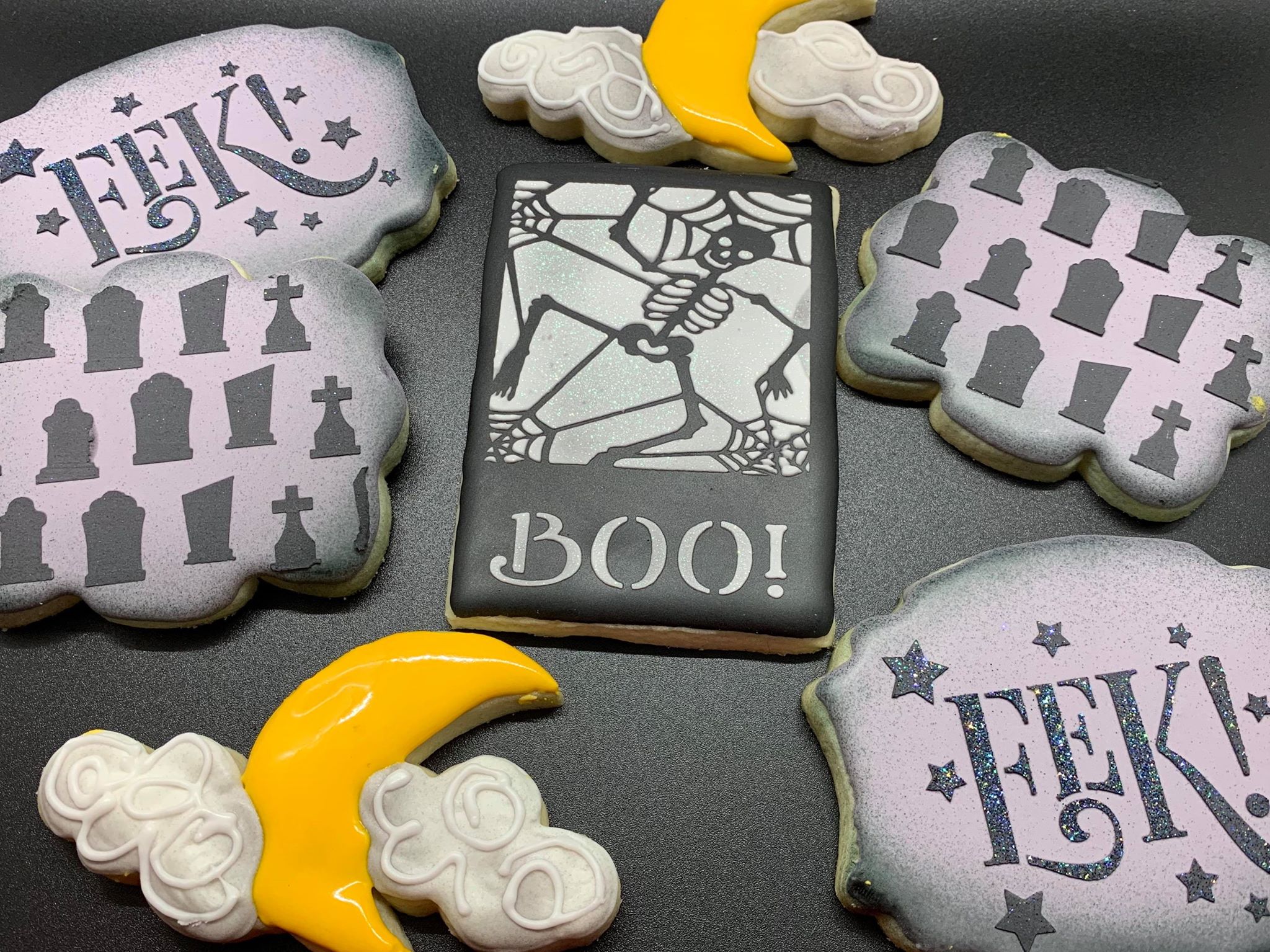 EEK Halloween Greeting Digital Download Wish Upon A Cookie TX